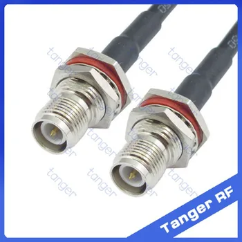 

Hot Sale RP-TNC female to RP-TNC female connector straight RF RG58 Pigtail Jumper Coaxial Cable 20inch 50cm and High Quality