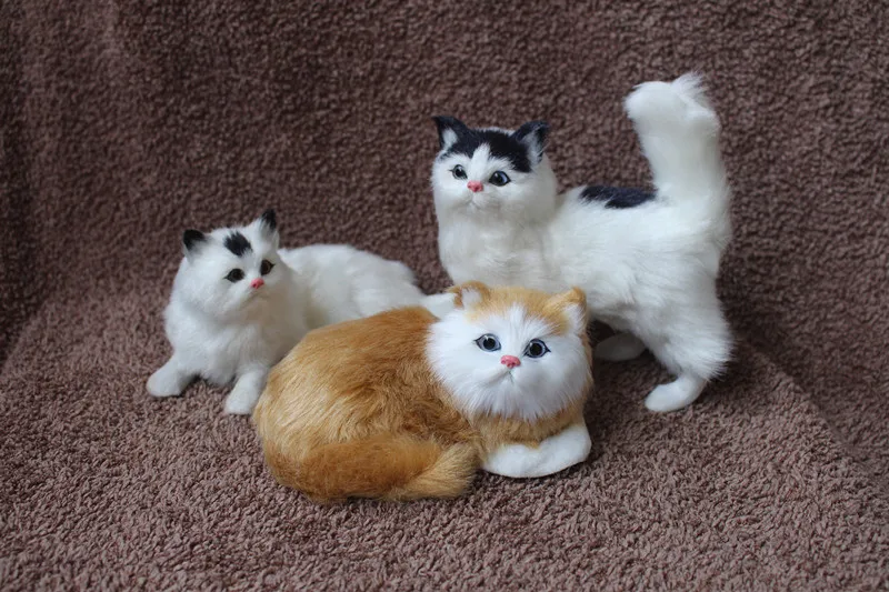 Моделирование кошек животных плюшевые детские игрушки окно дисплей Моделирование искусственного моделирования кошек детские игрушки