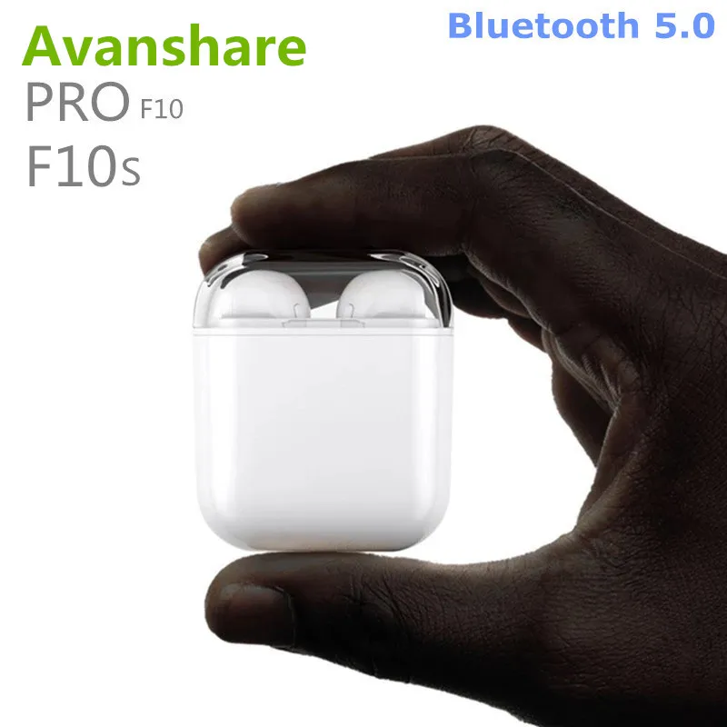 

Avanshare F10 Pro Earphones Wireless Bluetooth Earbuds In-Ear Earphone Air Microphone Pods for Iphone 6/7/8 plus Apple Android
