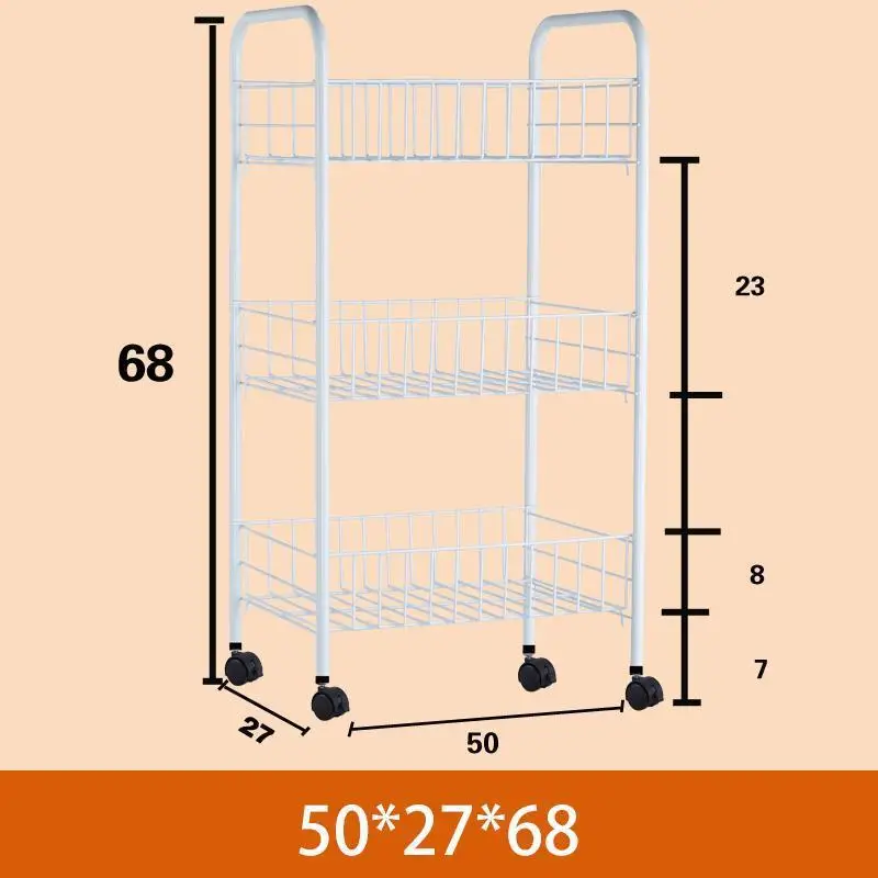 Etagere дальность кухни леса Cosas De Cocina Органайзер полки тележки с колесами кухонные полки для хранения - Цвет: Version W