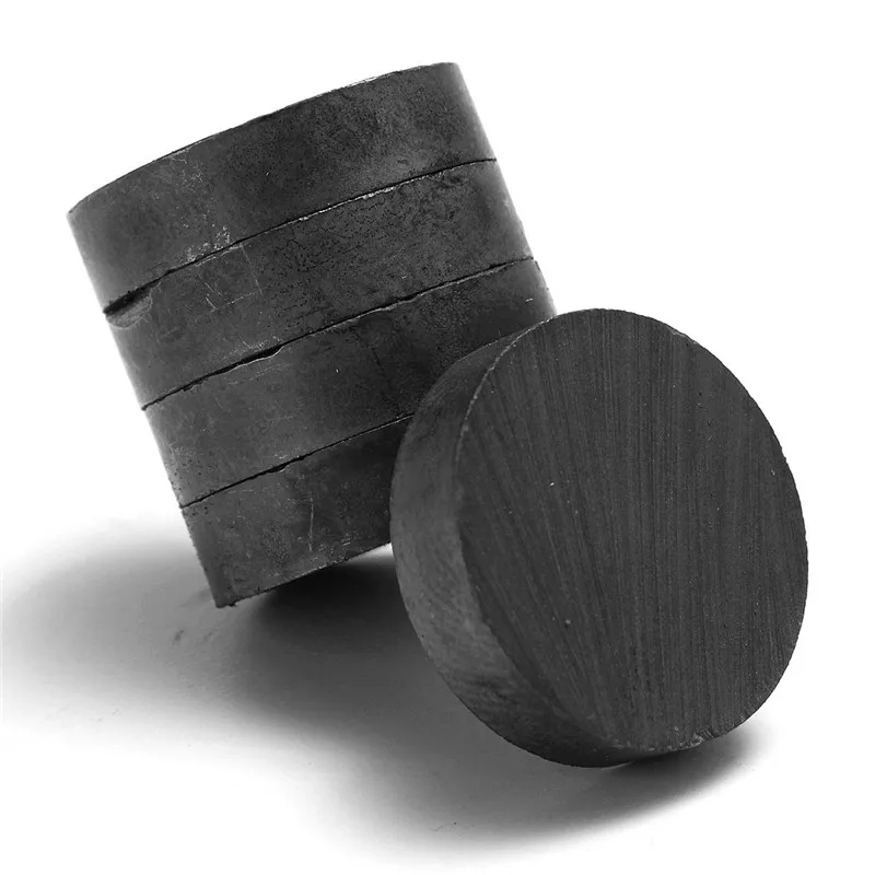 

5pcs 20 x 5 mm Strong Ferrite Disk Magnets C8 Grade Craft Good Time Stability Coefficient Neodymium Magnet Super magnetic