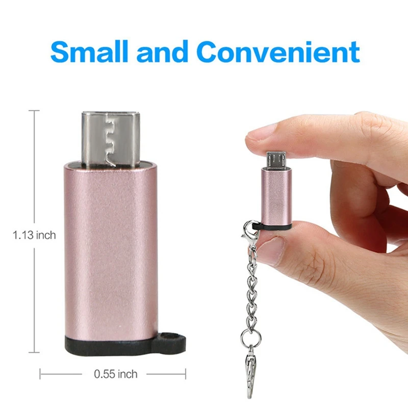 Металлический USB 3 1 Type C разъем для Micro 2 0 5Pin адаптер передачи данных