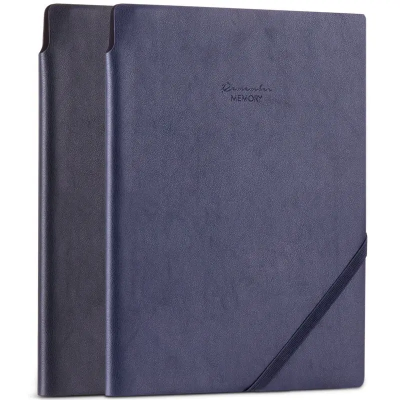 

Deli Vintage Soft PU Leather Cover Business Notebook 2018 New 25K/A5 96 Sheets Diary Notebooks Travel Journal Black Notebook