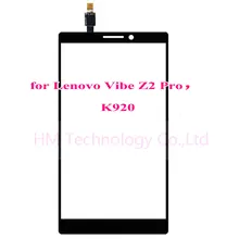 6.0″ Black TP for Lenovo Vibe Z2 Pro K920 Touch Screen Digitizer Front Glass Panel Sensor No LCD Replacement Free Shipping+Tools