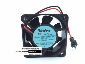 

Original Nidec 6025 6CM D06A-12TS1 02 DC12V 0.21A 2-wire inverter fan