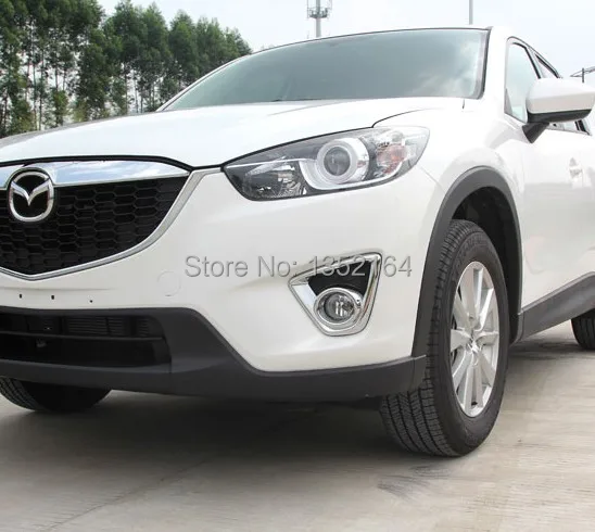 Авто передняя противотуманная фара крышка для Mazda CX-5 2013, ABS хром, 2 шт./партия