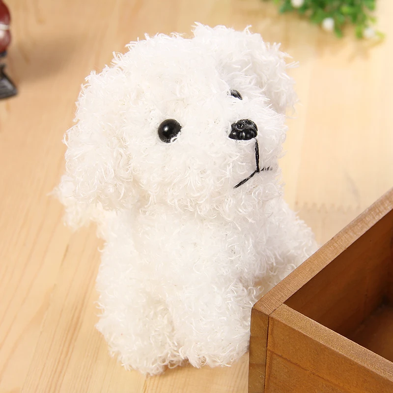 

Stuffed Toys For Children 12cm kawaii keychain plush Small Pendant Dog White Korean Plush Toys For Dogs Stuffed Animal Soft toy