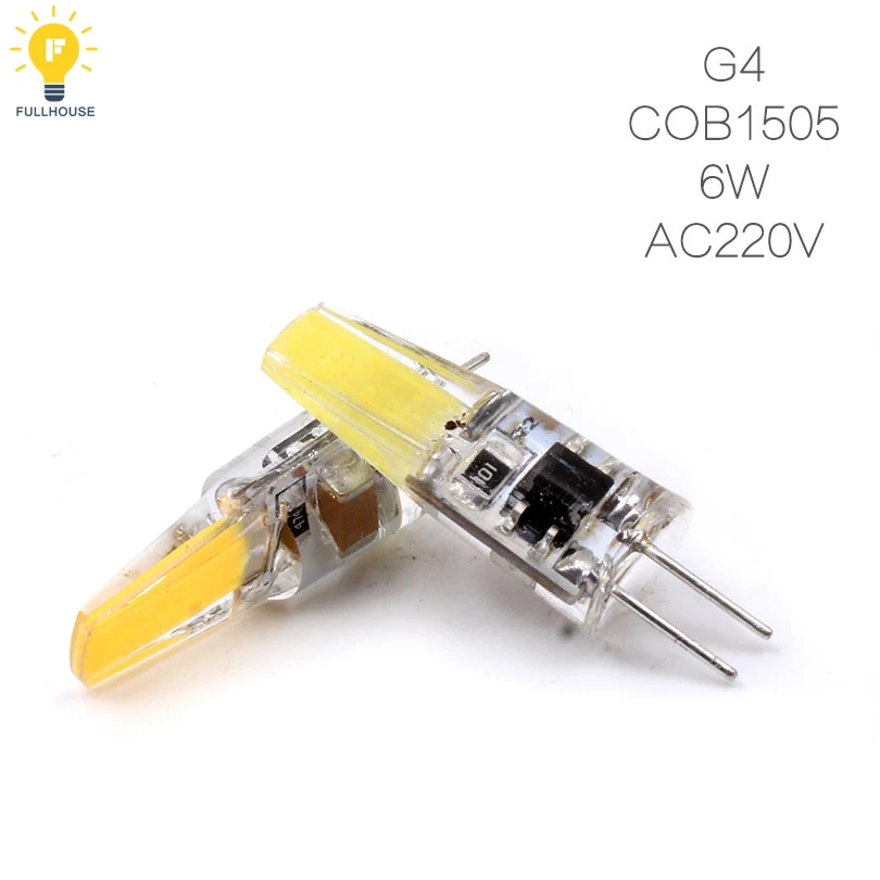 5 шт./лот 2018 Новый светодиодный светильник G4 G9 E14 AC/DC 12 V 220 6 W 9 COB лампы для