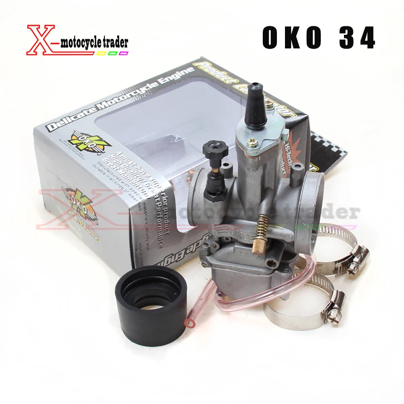 2T 4T Universal Koso OKO Motorcycle Carburetor Carburador 21 24 26 28 30 32  34mm With Power Jet For Racing Moto - AliExpress