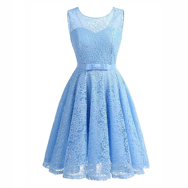 Kostlich Lace Summer Dress Women 2017 Sleeveless Lace Hollow Out Sexy Evening Party Dresses Bet Tunic 50s Hepburn Dress Sundress (26)
