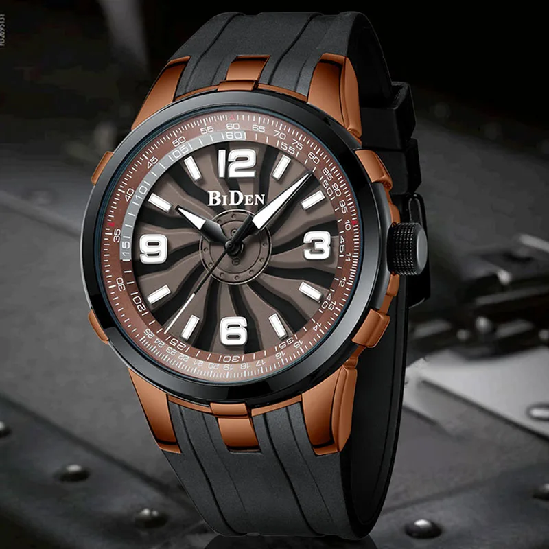 

BIDEN Brand Luxury Famous Men Watches Business Men's Watch Male Clock Fashion Quartz Watch Relogio Masculino reloj hombre clock