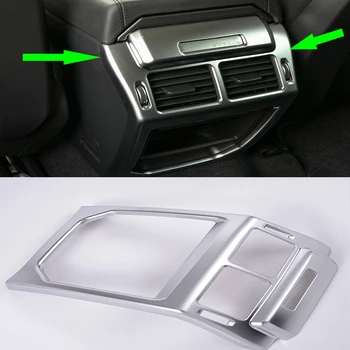 

Silver ABS Rear Air Outlet Vent Protection Frame Cover Trim Sticker For Land Rover Range Rover Evoque 2014-2016 Car Accessories
