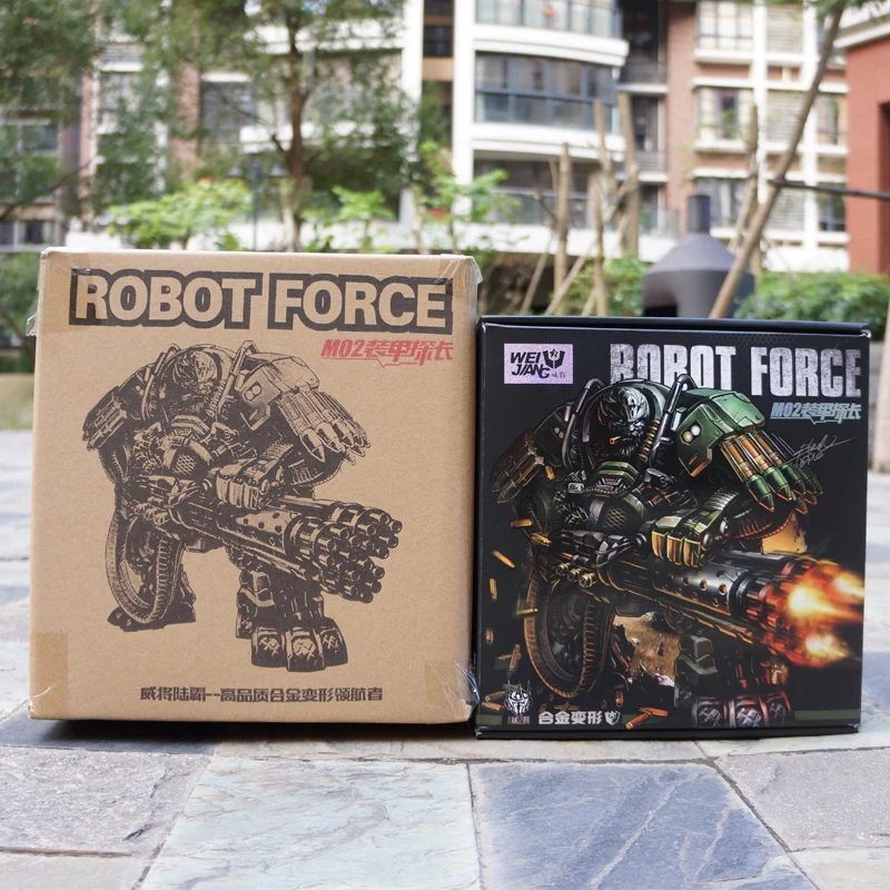 

Weijiang Model Wei Jiang Transformation Robot Alloy M02 Black Apple Leader Hound Evasion W74