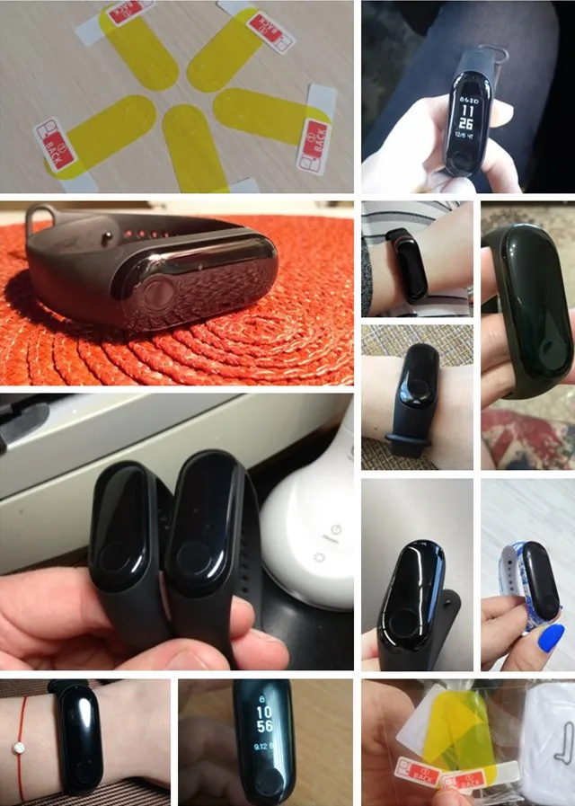 5/10 шт. Экран плёнка ТПУ полное покрытие для Xiaomi Mi Band 3 браслет пленка защитная часы пылеотталкивающий устойчивый к царапинам