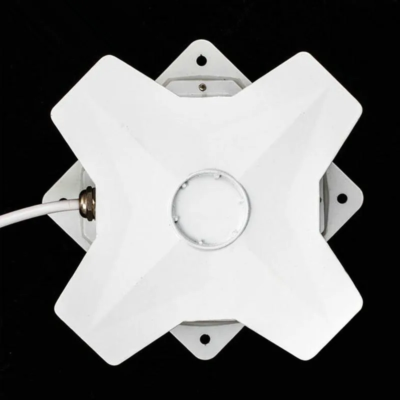 4W LED outdoor wall lamp IP67 white shell Cross stars Outdoor Cube LED