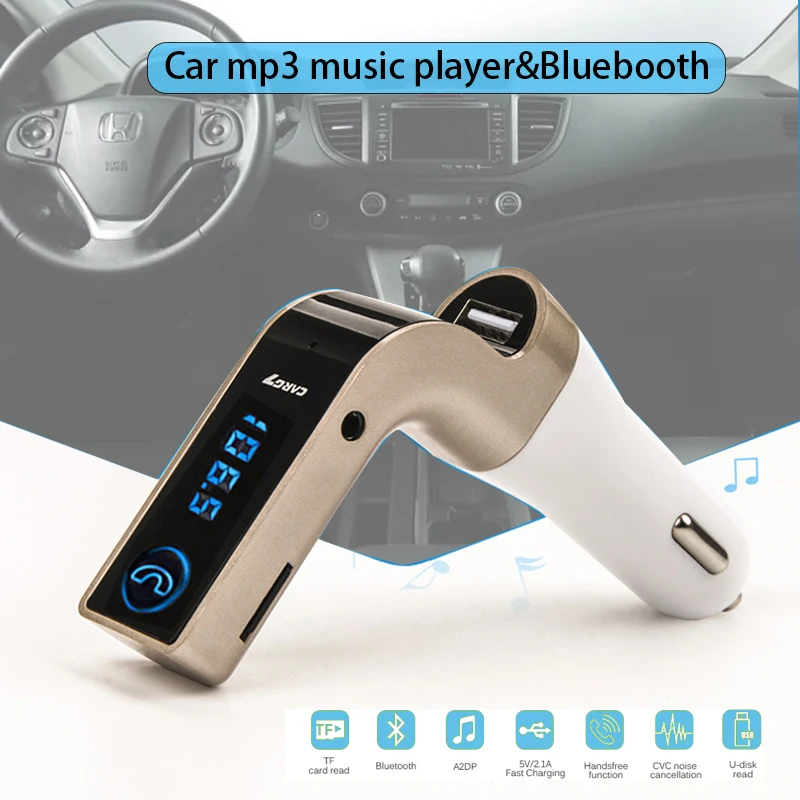 Fm-передатчик 4 в 1 hands-free беспроводной Bluetooth AUX модулятор аксессуары LED аудио музыка автомобильный комплект MP3-плеер SD USB TF карта