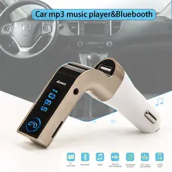 Fm-передатчик 4 в 1 hands-free беспроводной Bluetooth AUX модулятор аксессуары LED аудио музыка автомобильный комплект MP3-плеер SD USB TF карта