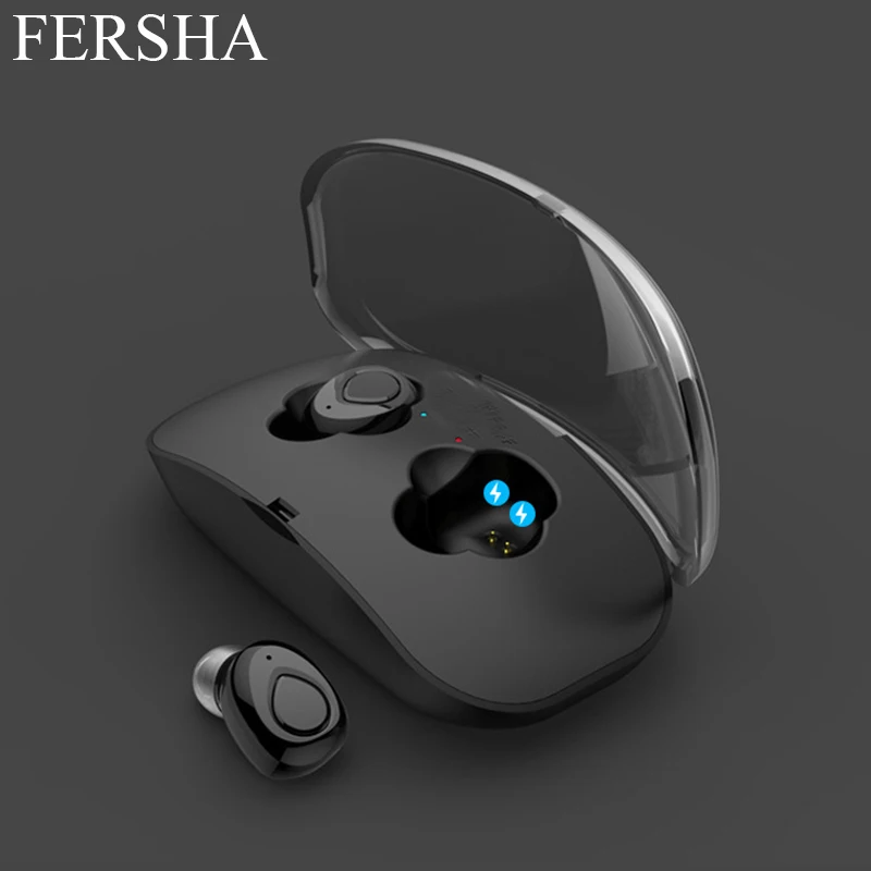 

In-Ear Wireless Bluetooth Headset Wireless Headphones Sports Headphones 400 mAh Battery Case Support MP3 Mobile Phone Computer
