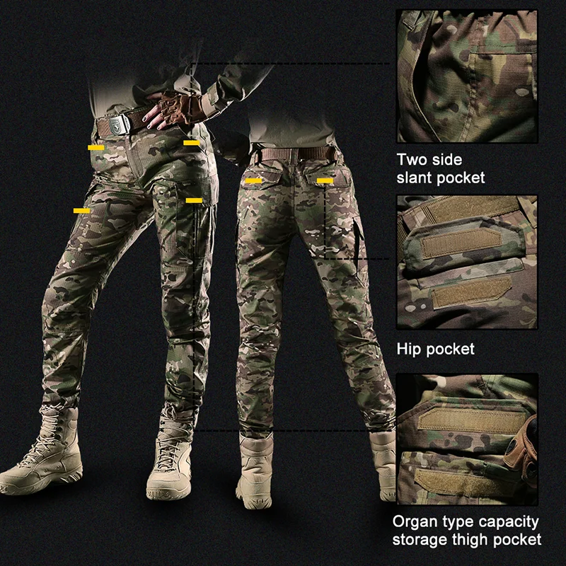CQB deportes al aire libre Camping táctico camuflaje militar Pantalones de mujer CS monos para escalada senderismo Pantalones de mujer CQB deportes al aire libre Camping táctico camuflaje militar Pantalones de mujer CS monos para escalada senderismo Pantalones de mujer
