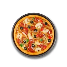 Simulated Bacon Pizza Food Model Western Food Dishes Display Decoration Handicraft Artificial Props Table Ornaments Display Prop