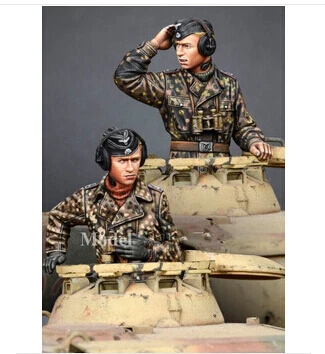 Scale Models 1 35 WW2 German Panther armored force duo WWII Resin Model Free Shipping