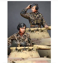 Scale Models 1 35 WW2 German Panther armored force duo WWII Resin Model Free Shipping