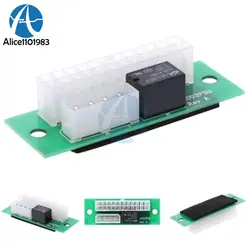 Add2psu черный VER004 ATX 24Pin Molex 4Pin модуль двойной PSU Питание синхронизации Starter Extender Cable Card для BTC шахтера доска