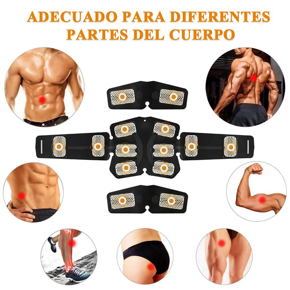 Muscle Stimulator ABS Hip Trainer EMS Abdominal Belt Electrostimulator Muscular Exercise Home Gym Equipment Electrostimulation (1)