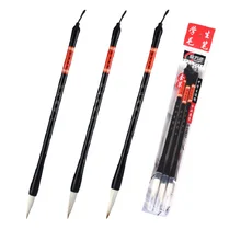 3 шт Genvana китайская кисть для каллиграфии большая/Средняя/маленькая кисть для рисования нескольких волос