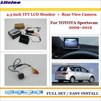 

Liislee For Toyota SportsVan 2009~2014 Auto Back UP Reverse Camera + 4.3" Color LCD Monitor = 2 in 1 Rearview Parking System