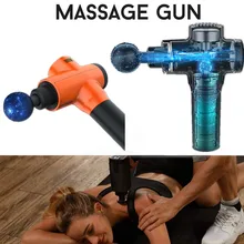 2400 mAh Portable Electronic Therapy Muscle Massage Gun High Frequency Vibration foot Massage Relaxation Pain Relief Massager