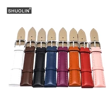 Настоящая кожа ремешок для часов 12 мм 14/16/18/20/22 мм, 8 цветов ремешок для часов 20 мм ремешки 18 браслет инструменты relogio masculino