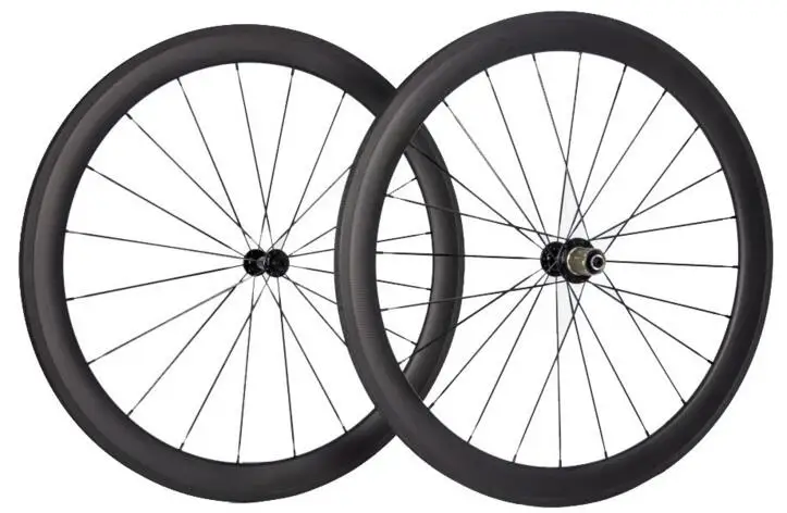 

chinese oem paint sticker carbon bike clincher only front wheels road bicycle wheelset 50mm 700c for sale
