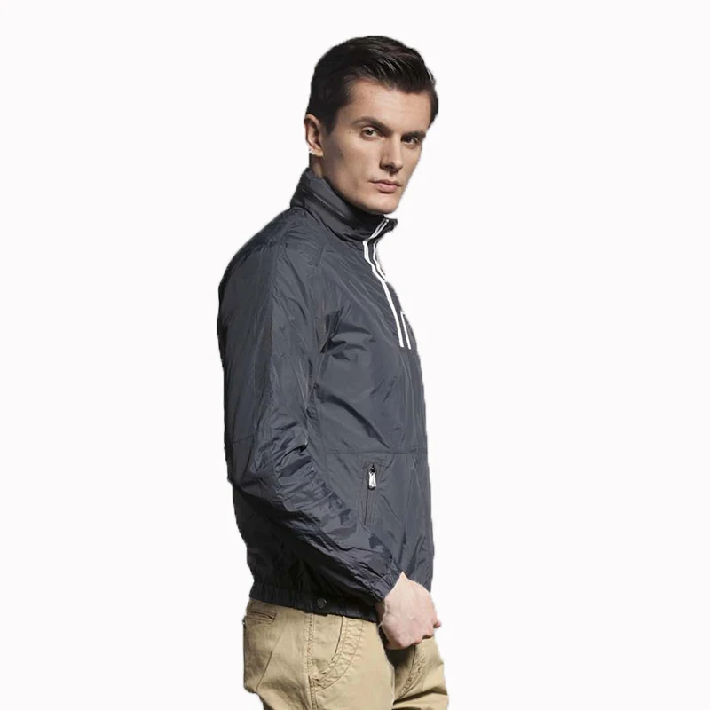 Hommes Mode Coton Solide 2018 De Montant red Tiger Zipper 51062 Style Jacket Col Black dark Grey Printemps dark Blue Gratuite Russe Doudoune Force Livraison c3ALqRj45