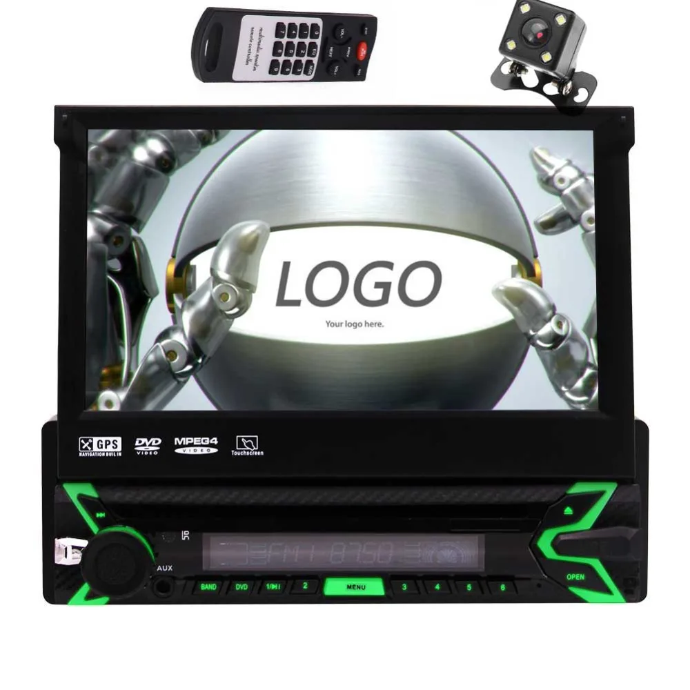 

Head Unit Detachable Front Panel Auto Radio Built-in Microphone Bluetooth With Remote Control Eincar In Dash Single 1 Din Car