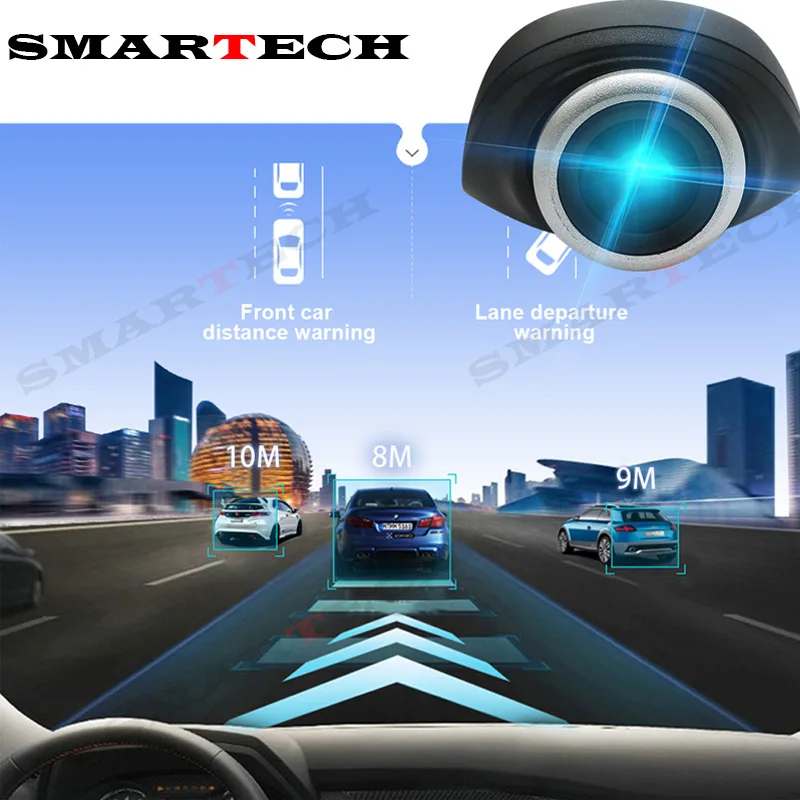 

Vehicle Camera USB DVR Dash Connector Vehicle With ADAS 1280 * 720P DVRs for Android OS System Front Car Driving Recorder Camera