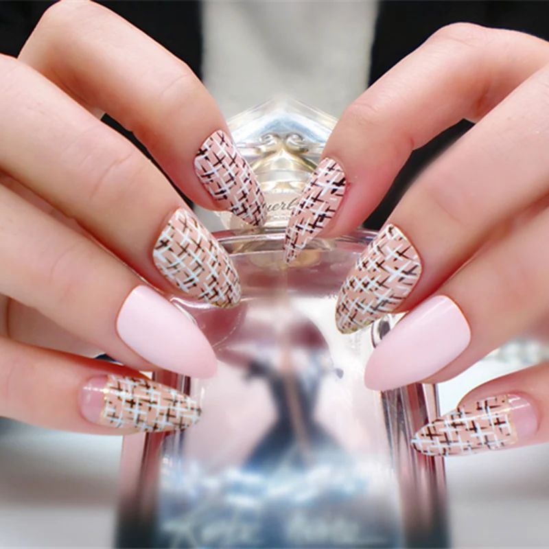 Beauté Mode Urbaine Aiguilles Faux Ongles Bout Des Ongles