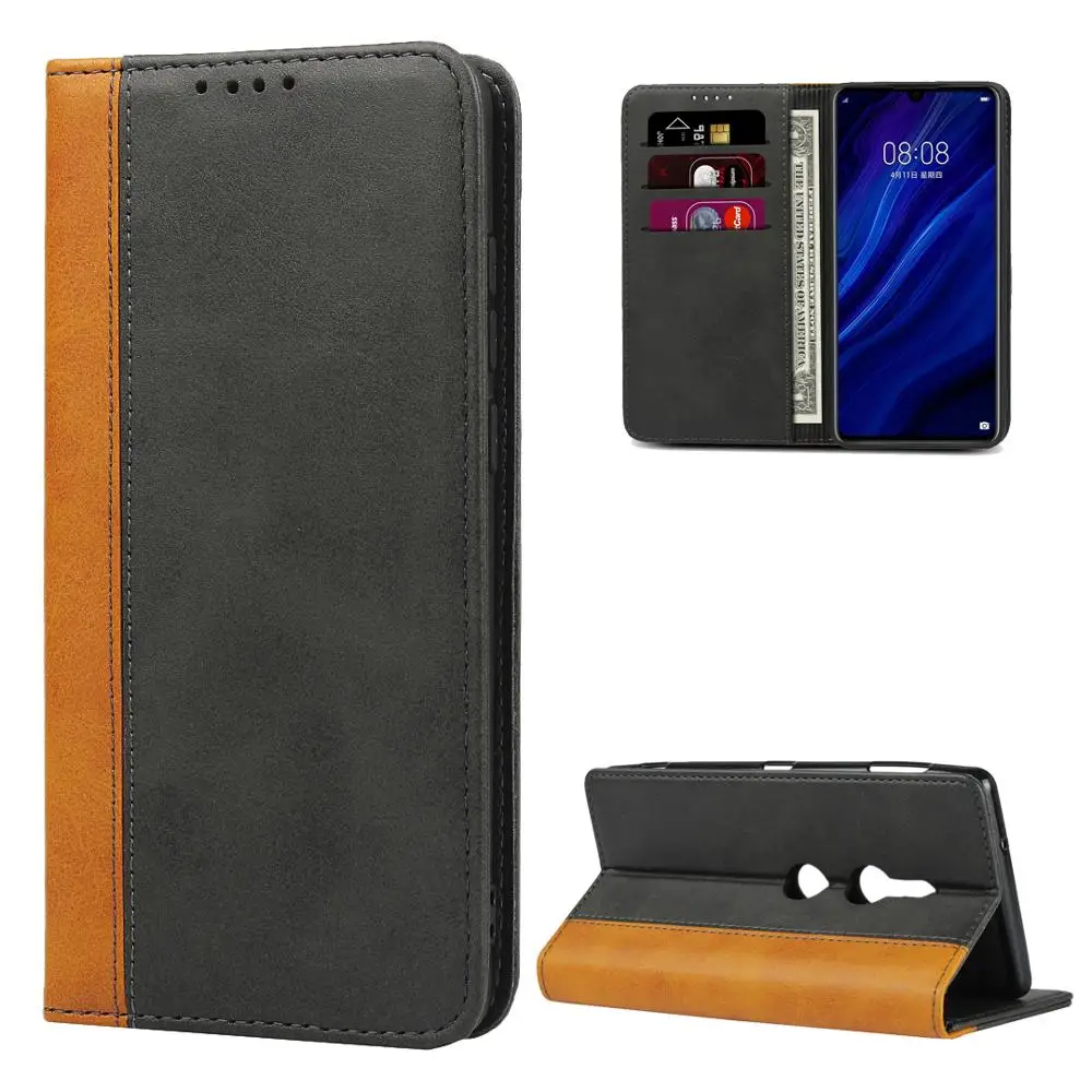 

For Xperia XP Luxury Color Leather Wallet Case Book Design with Magnetic Closure Flip Cover for Sony Xperia XP XZS XZ1 XZ2 XZ3
