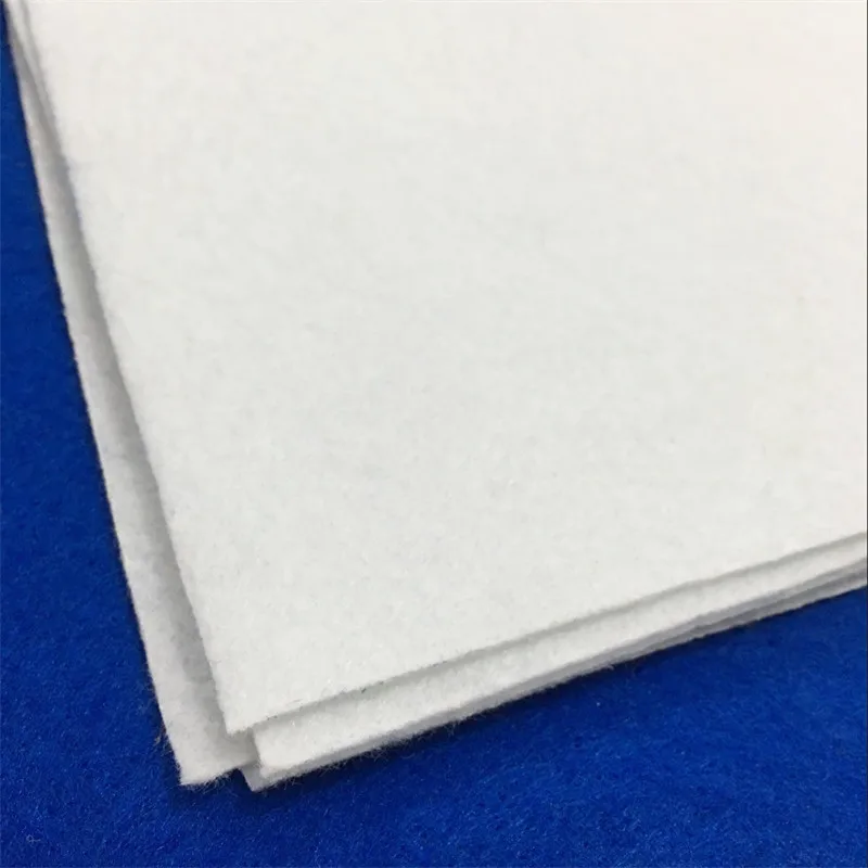Мягкий белый нетканый войлок ткань простыни волокно плотная одежда для детей для рукоделия ассорти Ткань квадратный вышивка Скрапбукинг ремесло AA8503
