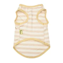 Жилет для собак, кошек, домашних животных, одежда в полоску, удобная Осенняя дышащая одежда для отдыха, тонкая одежда для домашних животных, летняя одежда для маленьких и средних