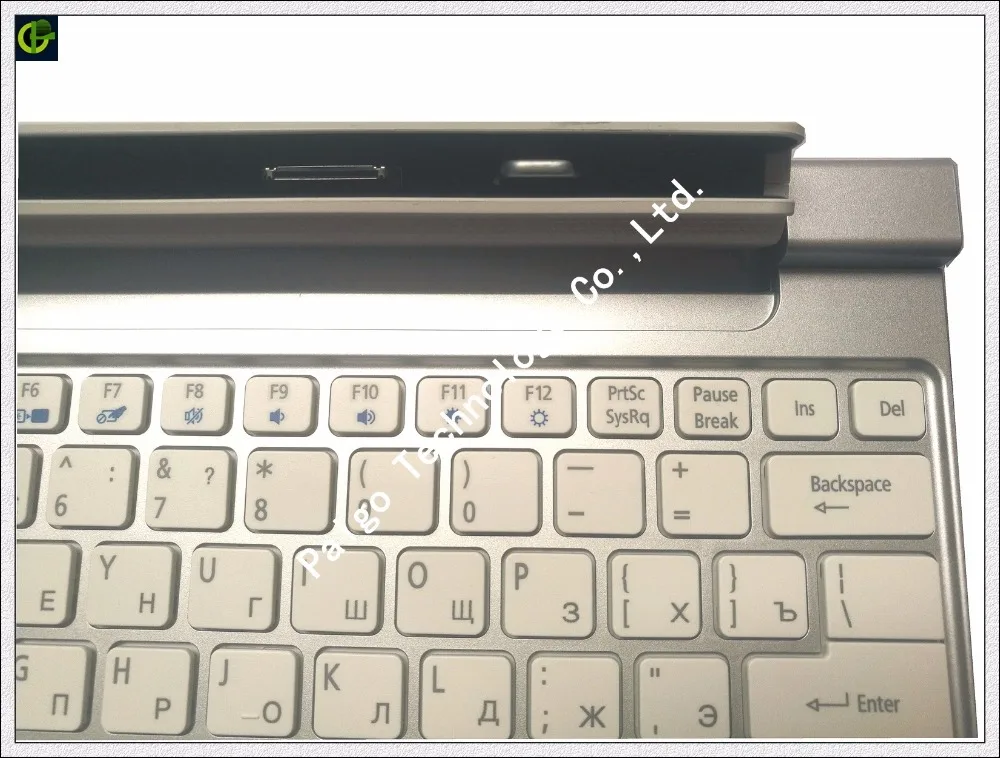 Русский док-переходник клавиатура с подставкой для acer Iconia W510 W510P W511 W511P 10,1 дюйма планшетный ПК RU оригинальный белый