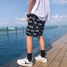 YASUGUOJI Новинка летние грузовые шорты мужские модные белые шорты с принтом черные Большие размеры 5xl шорты Уличная мужские тренировочные брюки