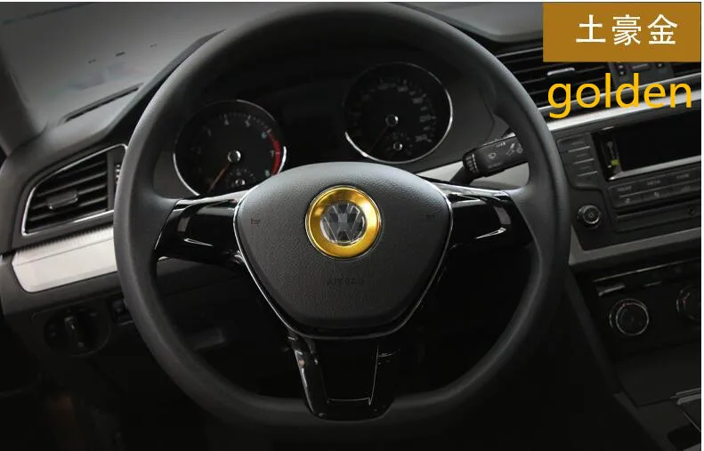 Украшение на руль для Volkswagen Polo passat b5 b6 b7 t4 t5 golf 4 7 vw Tiguan Jetta Gol Fox/CrossFox|golf 7|vw tiguangolf |