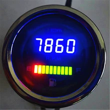 1 pcs LED motorcycle Speedometer Rotate Tachometer Fuel Oil Gauge For Three cylinder Car 1 pcs LED motorcycle Speedometer Rotate Tachometer Fuel Oil Gauge For Three cylinder Car