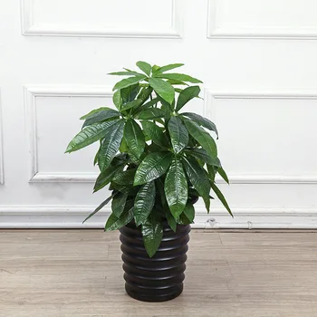 

New 65cm artificial Wealth Tree Bonsai artificial Tree Plastic Flower Living Room Floor artificial plants for home Decoration