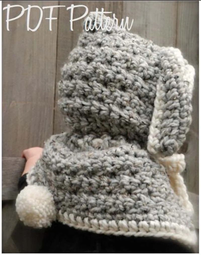 Новинка 2016 года, теплая вязаная шапка в форме кролика, детский зимний плащ, утепленные шарфы ручной работы, шаль с длинными ушами, кофейный и