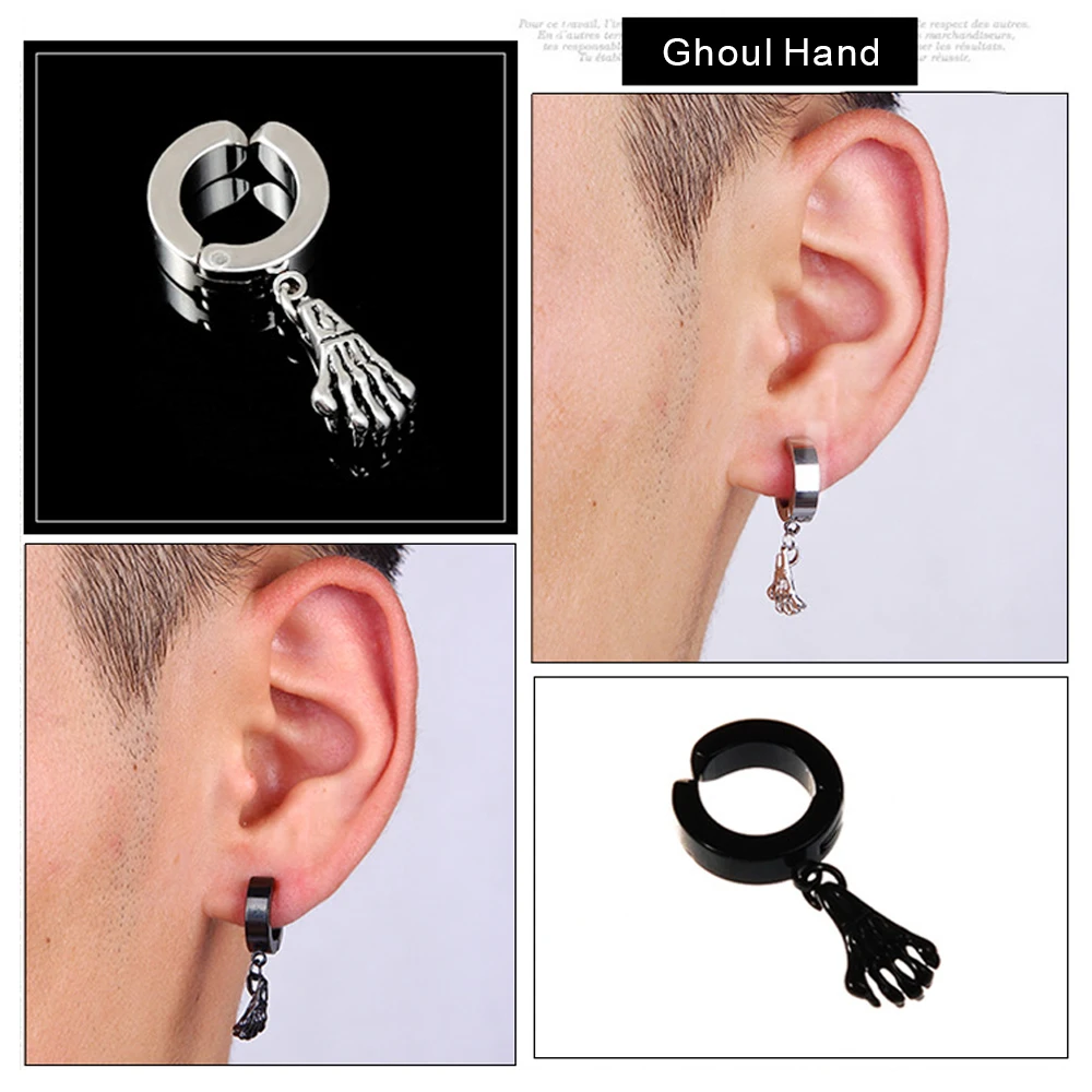 ZP-ES012-4-7 Ghoul Hand Earring