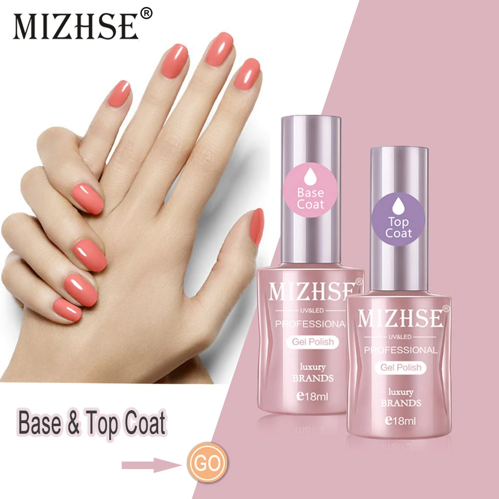 MIZHSE Набор лаков для ногтей матовый топ покрытие впитывающий Гель лак набор Vernis
