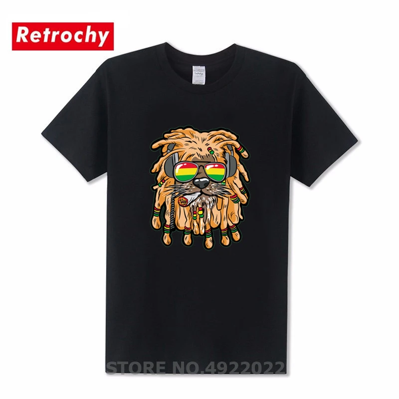 衣装大人ファッションレゲエラスタファリラスタライオン Tシャツレゲエライオンジョイント喫煙雑草 4 ポットハッシュ Tシャツメンズ流行のブランド Tシャツ Tシャツ Aliexpress