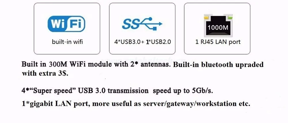 Eglobal 7-го поколения безвентиляторный мини ПК Windows10 Intel Core I7 7500U 2,7 ГГц Intel HD graphics 620 мини настольный компьютер